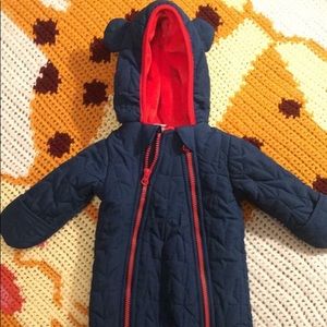 Winter bodysuit for baby